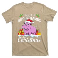 I Want A Hippopotamus For Christmas Xmas Hippo T-Shirt