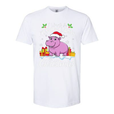 I Want A Hippopotamus For Christmas Xmas Hippo Softstyle CVC T-Shirt