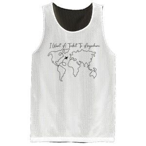 I Want A Ticket To Anywhere Mesh Reversible Basketball Jersey Tank