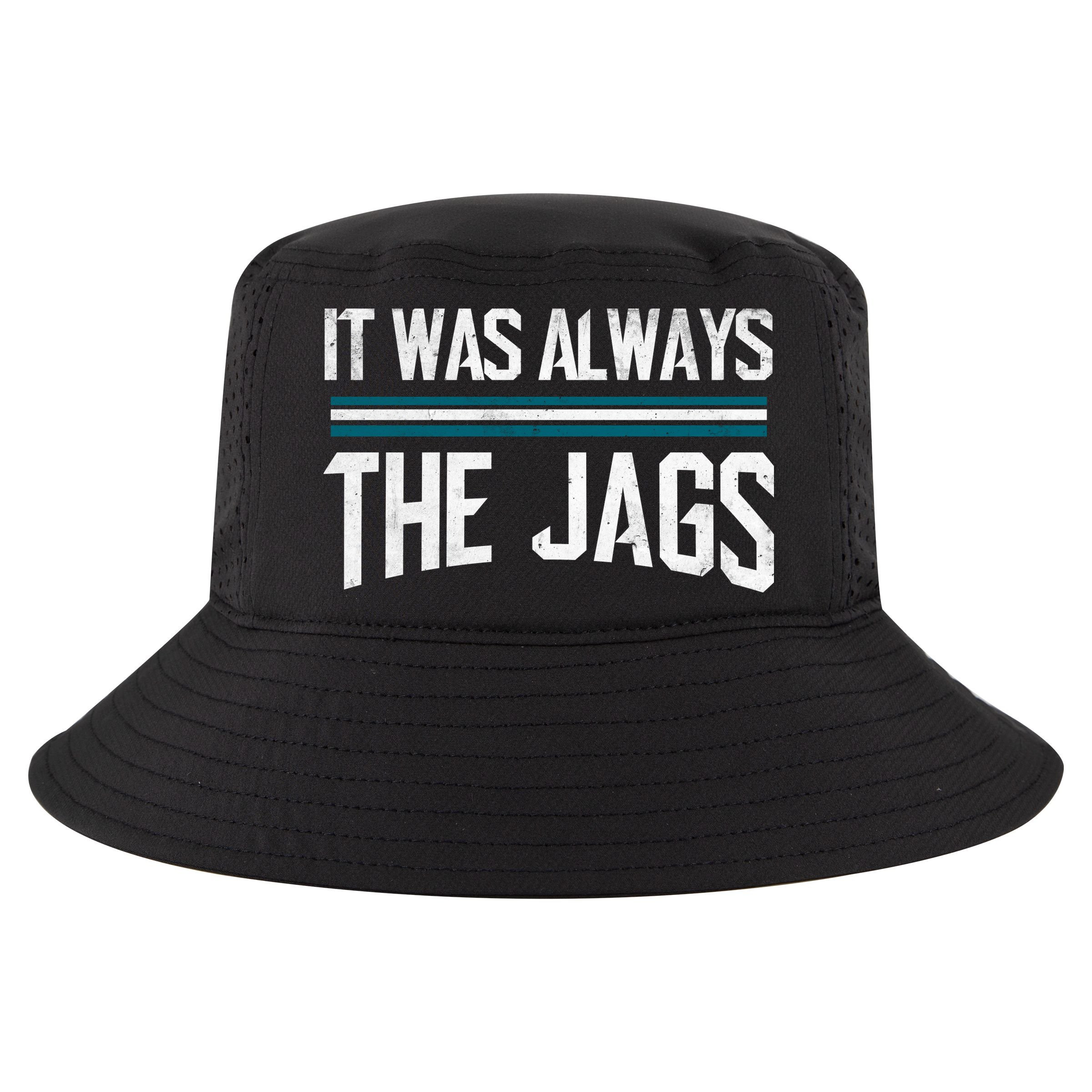 It Was Always The Jags Vintage Stripes Cool Comfort Performance Bucket Hat