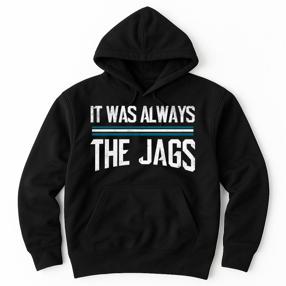 It Was Always The Jags Vintage Stripes Hoodie
