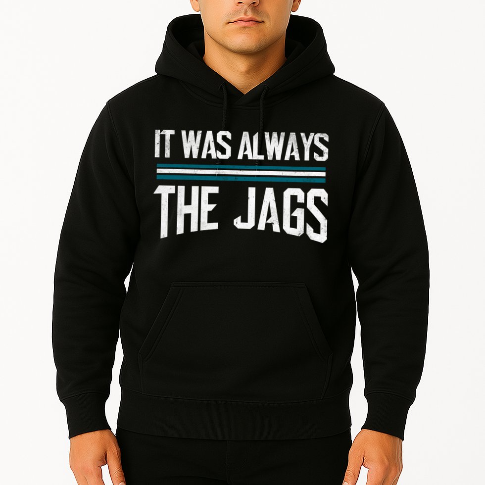 It Was Always The Jags Vintage Stripes Hoodie