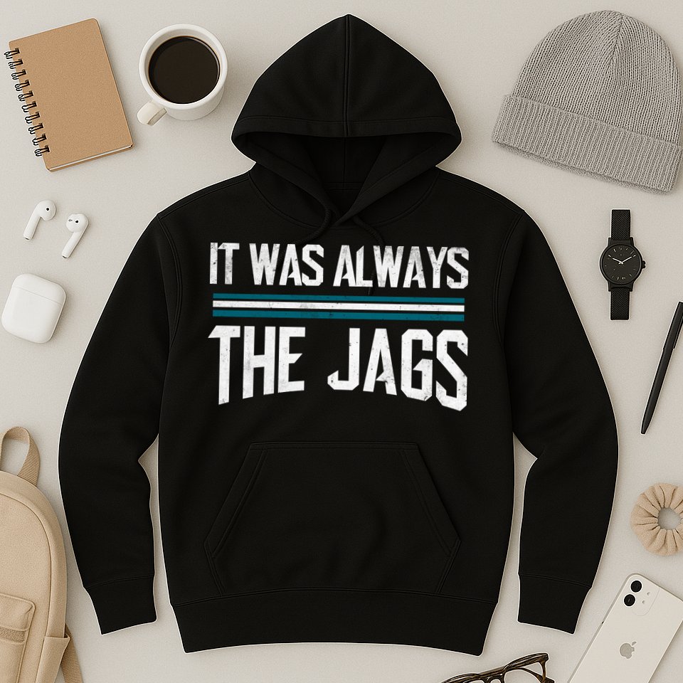 It Was Always The Jags Vintage Stripes Hoodie