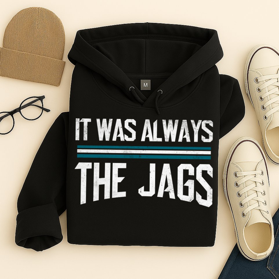 It Was Always The Jags Vintage Stripes Hoodie