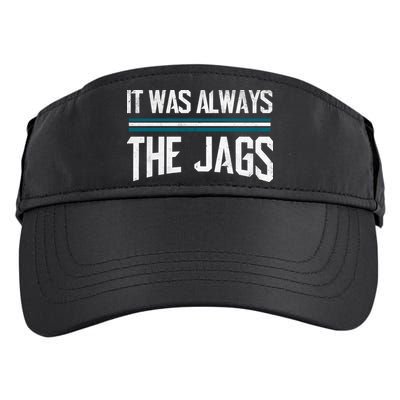 It Was Always The Jags Vintage Stripes Adult Drive Performance Visor