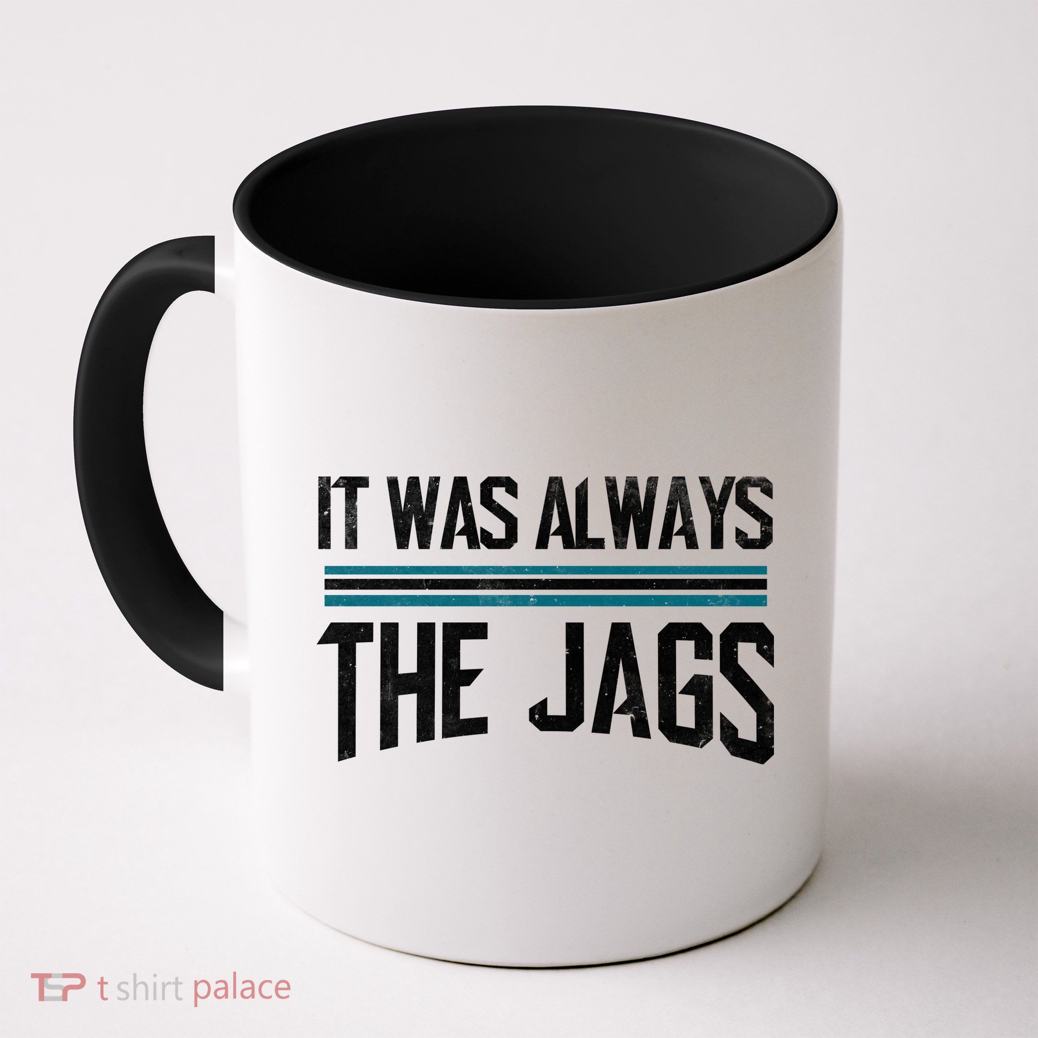 It Was Always The Jags Vintage Stripes Mug