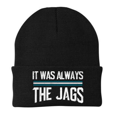 It Was Always The Jags Vintage Stripes Beanie