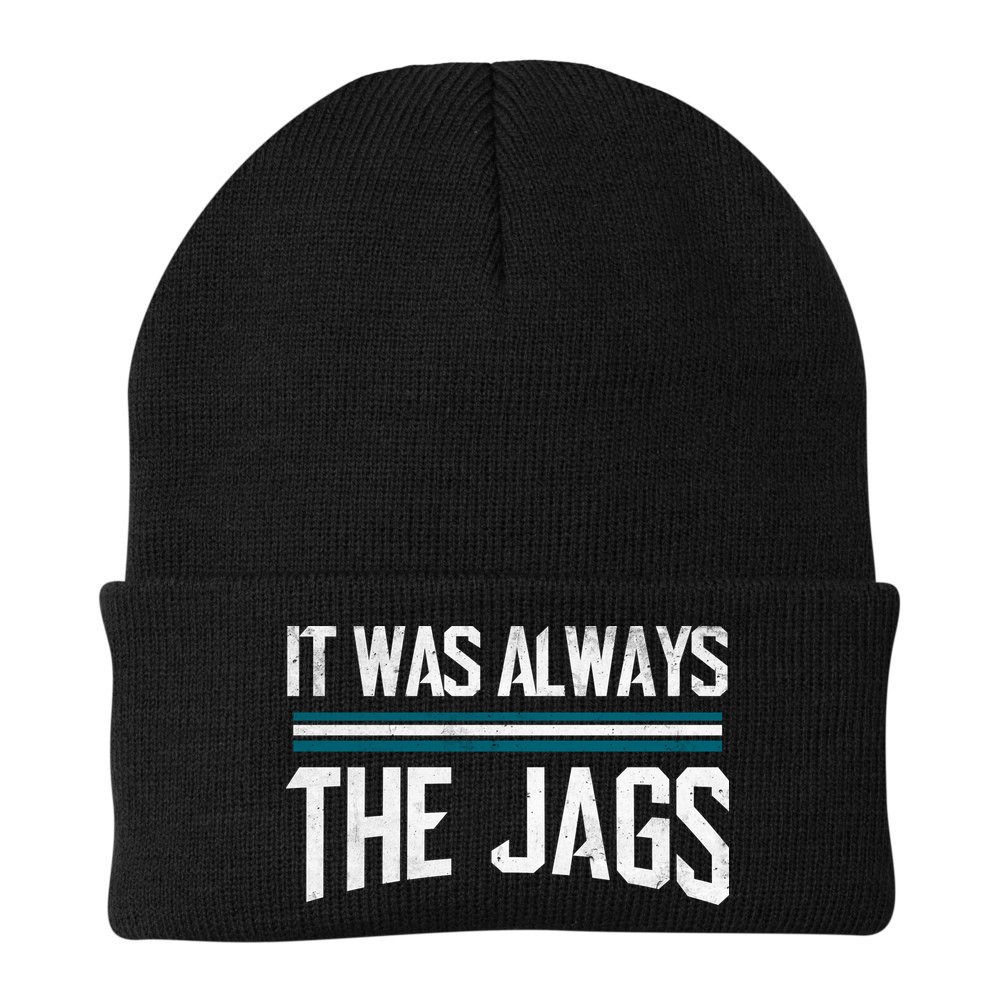 It Was Always The Jags Vintage Stripes Beanie