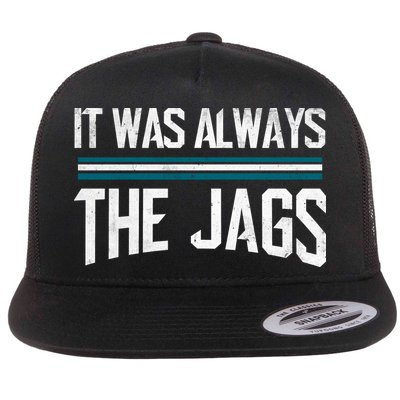 It Was Always The Jags Vintage Stripes Flatbill Hat