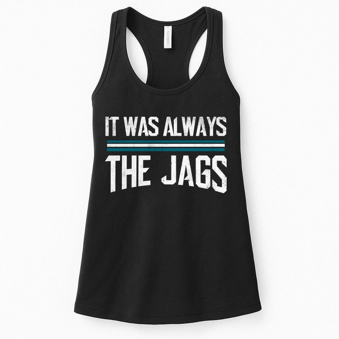 It Was Always The Jags Vintage Stripes Womens Tank Top