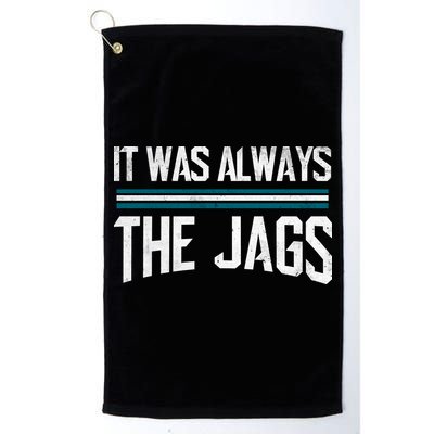 It Was Always The Jags Vintage Stripes Golf Towel