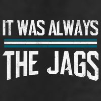 It Was Always The Jags Vintage Stripes Golf Towel