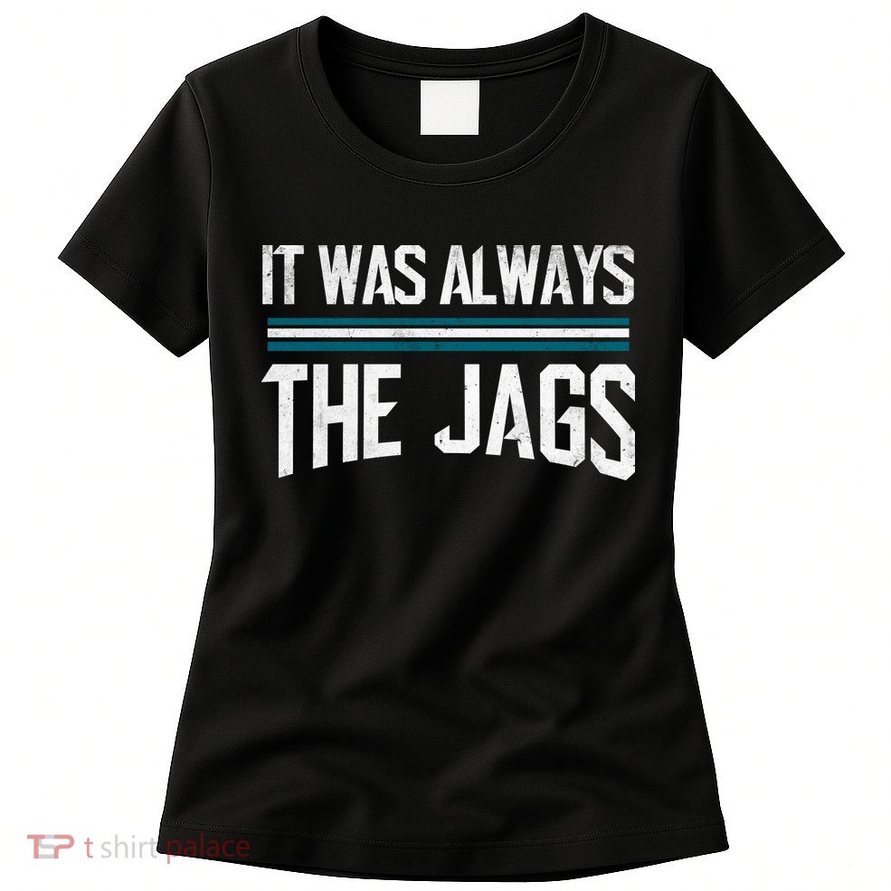 It Was Always The Jags Vintage Stripes Womens T-Shirt