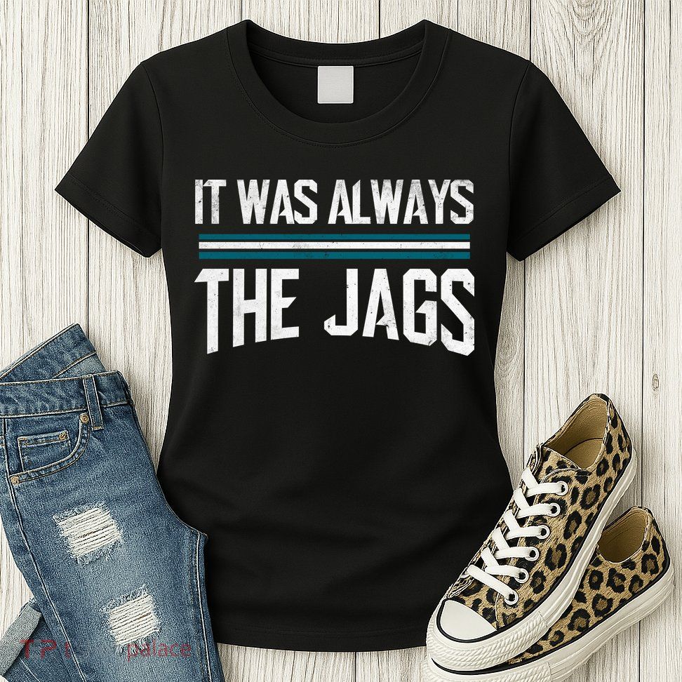 It Was Always The Jags Vintage Stripes Womens T-Shirt
