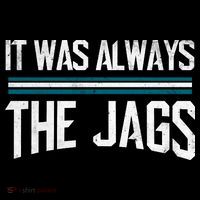 It Was Always The Jags Vintage Stripes Womens T-Shirt