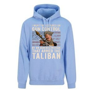 I Won't Be Lectured On Gun Control Shirt Funny Biden Taliban Unisex Surf Hoodie