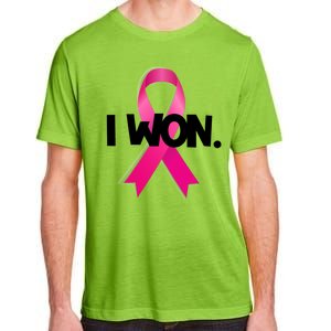 I Won Breast Cancer Awareness Survivor Adult ChromaSoft Performance T-Shirt