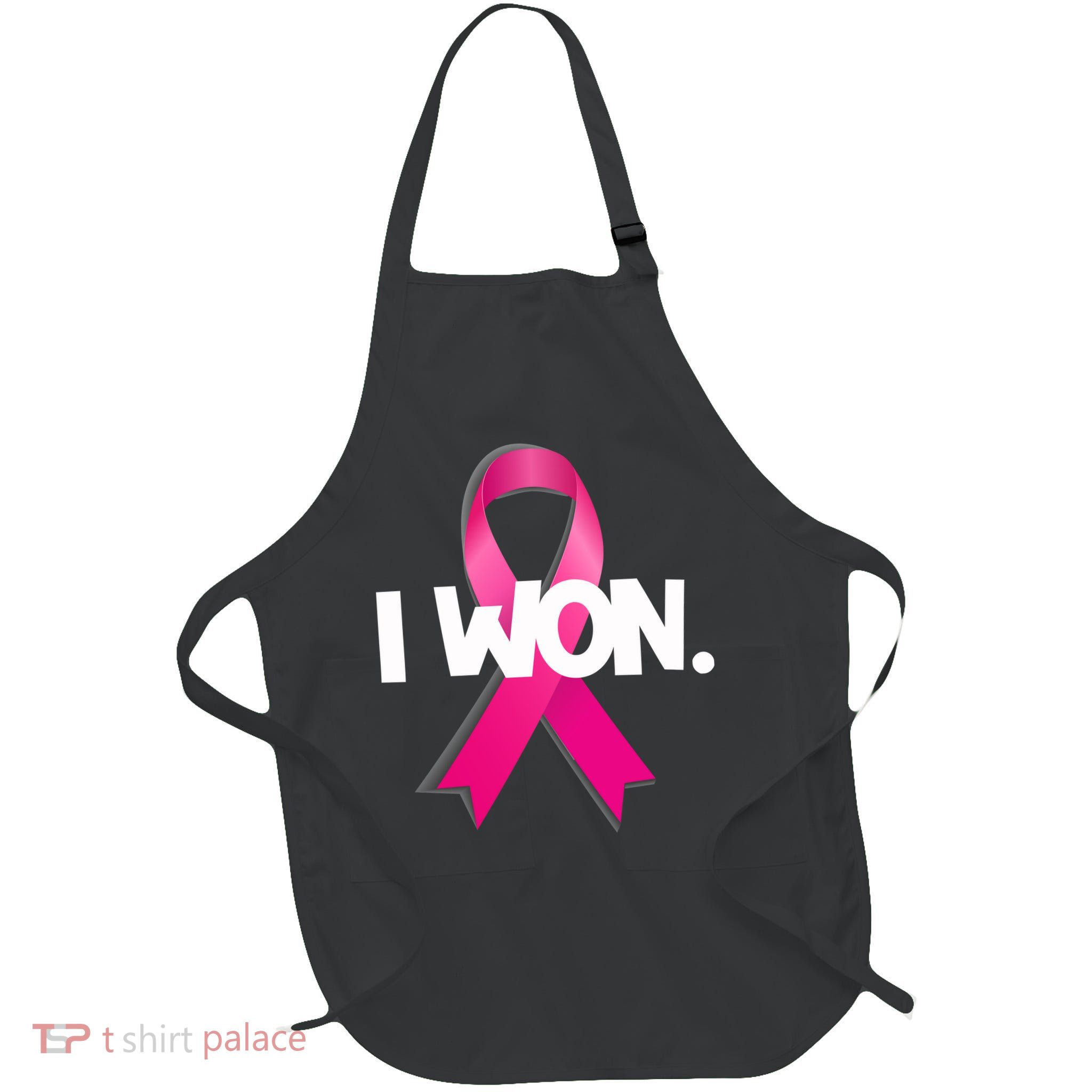 I Won Breast Cancer Awareness Survivor Full-Length Apron With Pockets