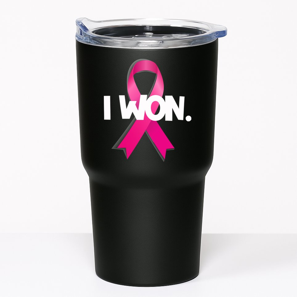 I Won Breast Cancer Awareness Survivor Tumbler