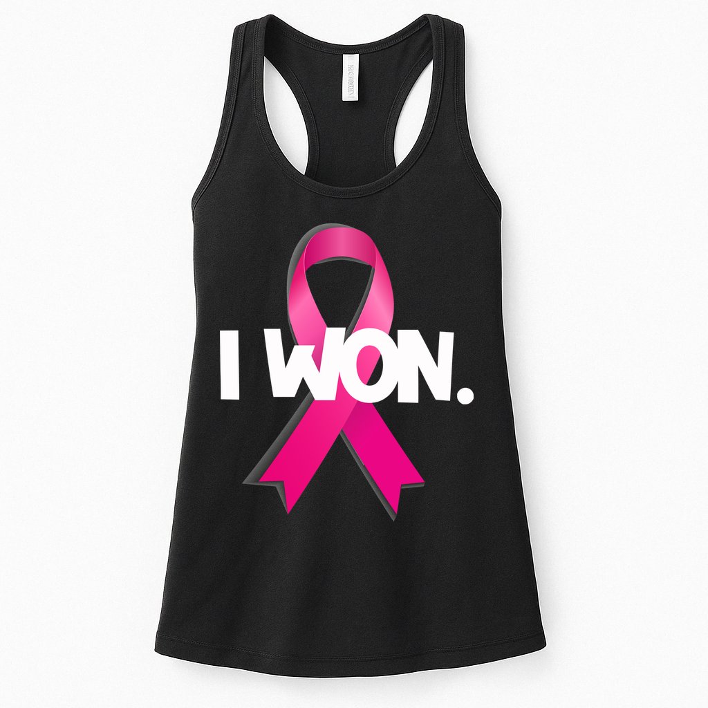 I Won Breast Cancer Awareness Survivor Womens Tank Top