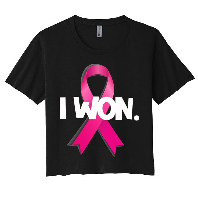 I Won Breast Cancer Awareness Survivor Crop Top