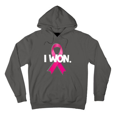 I Won Breast Cancer Awareness Survivor Hoodie