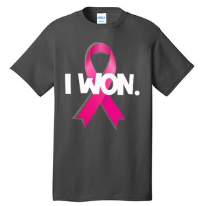 I Won Breast Cancer Awareness Survivor Tall T-Shirt