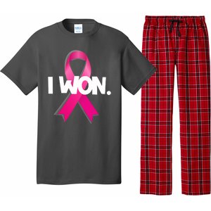 I Won Breast Cancer Awareness Survivor Pajama Set