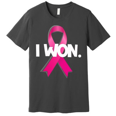 I Won Breast Cancer Awareness Survivor Premium T-Shirt