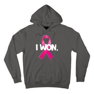 I Won Breast Cancer Awareness Survivor Tall Hoodie