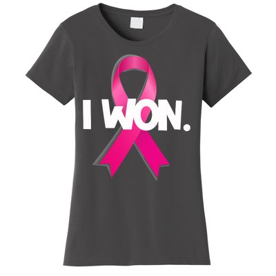 I Won Breast Cancer Awareness Survivor Women's T-Shirt