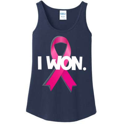 I Won Breast Cancer Awareness Survivor Ladies Essential Tank