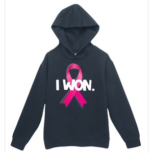 I Won Breast Cancer Awareness Survivor Urban Pullover Hoodie