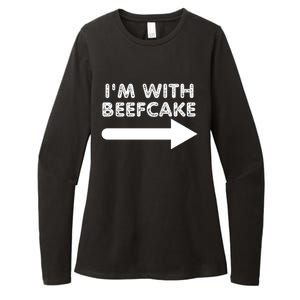 Im With Beefcake Womens CVC Long Sleeve Shirt