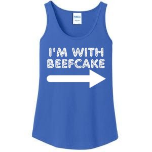 Im With Beefcake Ladies Essential Tank