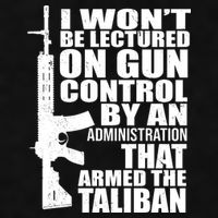 I Won't Be Lectured On Gun Control By An Administration Ladies PosiCharge Tri-Blend Wicking Tank