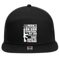 I Won't Be Lectured On Gun Control By An Administration 7 Panel Mesh Trucker Snapback Hat