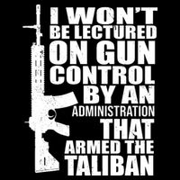 I Won't Be Lectured On Gun Control By An Administration Drawstring Bag