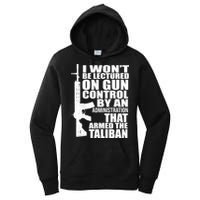 I Won't Be Lectured On Gun Control By An Administration Women's Pullover Hoodie