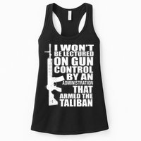 I Won't Be Lectured On Gun Control By An Administration Womens Tank Top