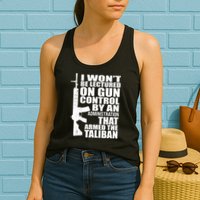 I Won't Be Lectured On Gun Control By An Administration Womens Tank Top