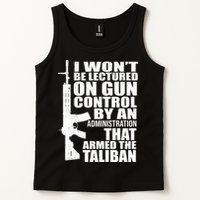 I Won't Be Lectured On Gun Control By An Administration Tank Top