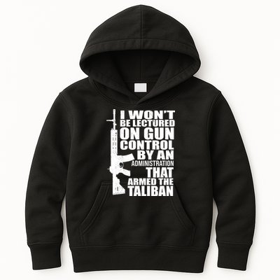 I Won't Be Lectured On Gun Control By An Administration Kids Hoodie