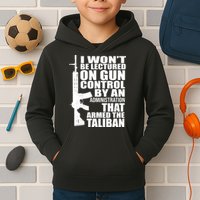 I Won't Be Lectured On Gun Control By An Administration Kids Hoodie