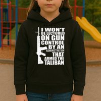 I Won't Be Lectured On Gun Control By An Administration Kids Hoodie
