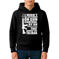 I Won't Be Lectured On Gun Control By An Administration Kids Hoodie