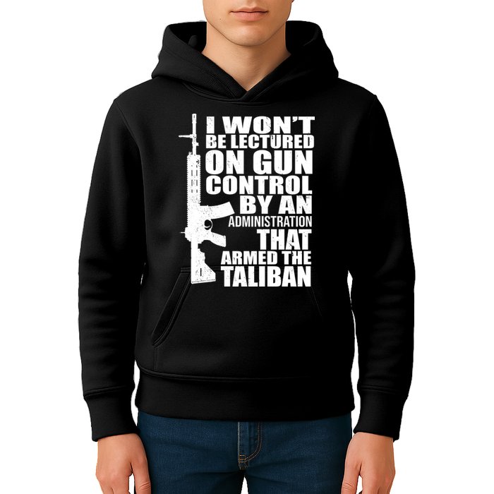 I Won't Be Lectured On Gun Control By An Administration Kids Hoodie