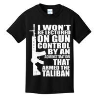 I Won't Be Lectured On Gun Control By An Administration Kids T-Shirt