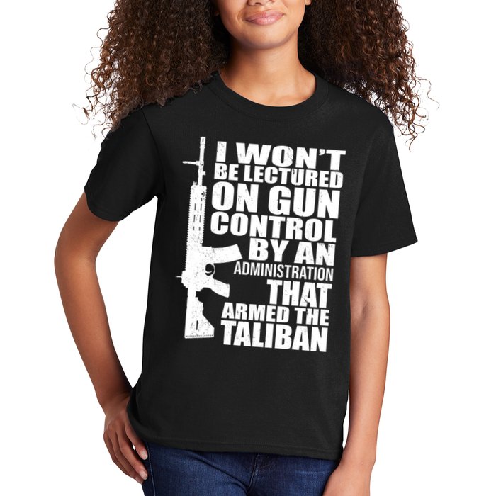 I Won't Be Lectured On Gun Control By An Administration Kids T-Shirt