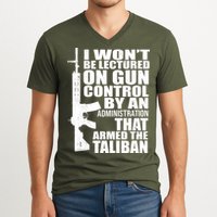 I Won't Be Lectured On Gun Control By An Administration V-Neck T-Shirt